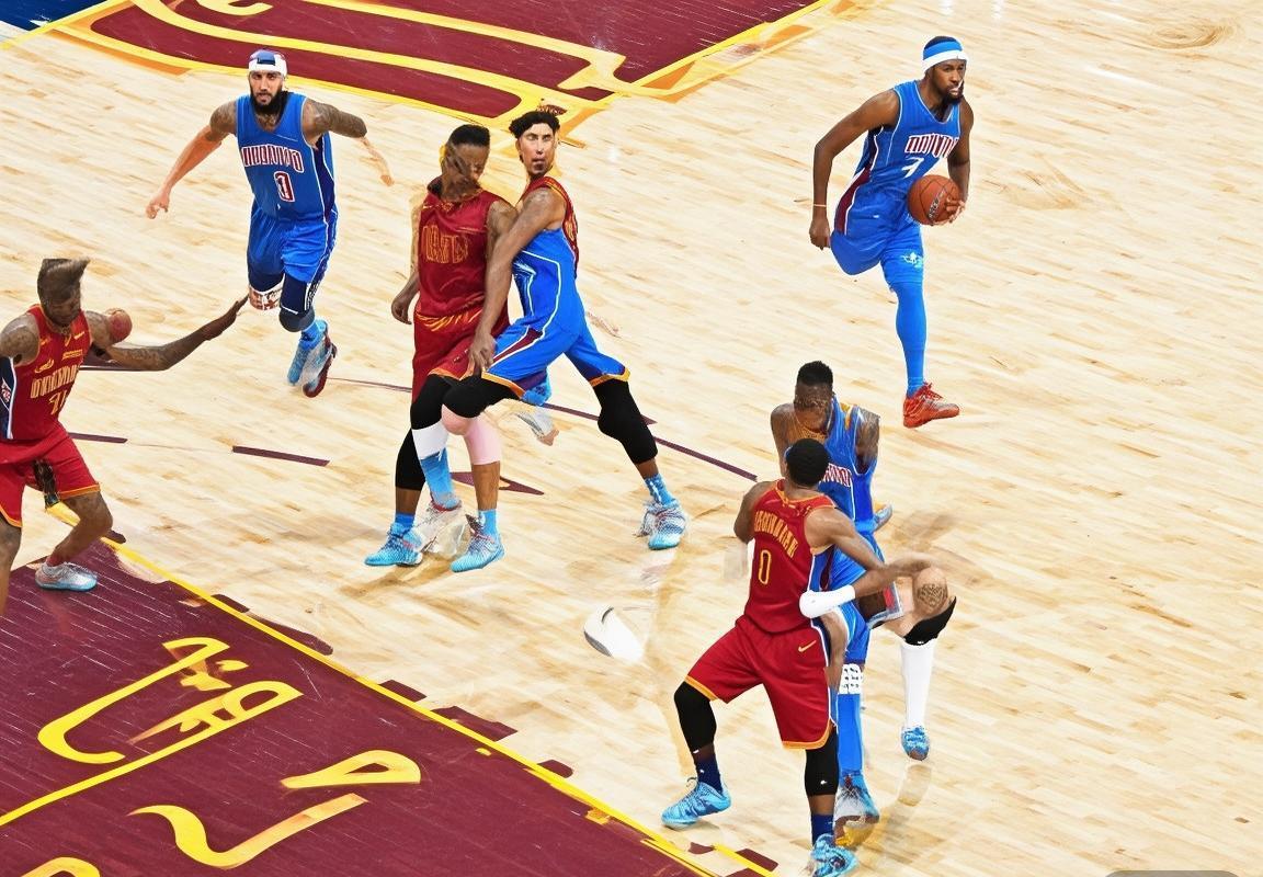 2017年NBA经典对决：骑士活塞战火交锋回顾